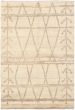 Casual  Transitional Ivory Area rug 5x8 Indian Hand-knotted 287027