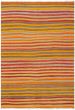 Bohemian  Stripes Red Area rug 3x5 Turkish Flat-Weave 292711