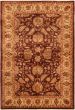 Bordered  Traditional Brown Area rug 5x8 Afghan Hand-knotted 293020