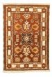 Bordered  Tribal Brown Area rug 2x3 Indian Hand-knotted 325069