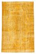 Overdyed  Transitional Orange Area rug 6x9 Turkish Hand-knotted 328191