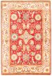 Bordered  Traditional Red Area rug 3x5 Afghan Hand-knotted 328901