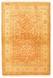 Bordered  Traditional Brown Area rug 3x5 Afghan Hand-knotted 331282