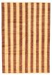 Stripes  Transitional Brown Area rug 5x8 Pakistani Hand-knotted 335356