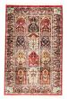 Bordered  Traditional Red Area rug 3x5 Indian Hand-knotted 348837