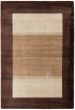 Gabbeh  Tribal Brown Area rug 4x6 Indian Hand Loomed 354641
