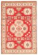Bordered  Traditional Red Area rug 3x5 Afghan Hand-knotted 359430