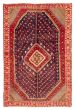 Bordered  Traditional Blue Area rug 5x8 Persian Hand-knotted 365131