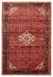 Bordered  Traditional Red Area rug 8x10 Persian Hand-knotted 366021
