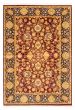 Bordered  Traditional Red Area rug 5x8 Pakistani Hand-knotted 369357