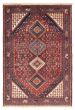 Bordered  Traditional Brown Area rug 5x8 Persian Hand-knotted 373708