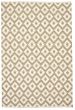 Contemporary/Modern  Transitional Ivory Area rug 5x8 Turkish Flat-Weave 374654