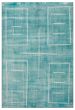 Overdyed  Transitional Green Area rug 6x9 Turkish Hand-knotted 374724