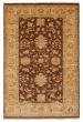 Bordered  Traditional/Oriental Brown Area rug 3x5 Afghan Hand-knotted 375079