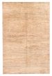 Stripes  Transitional Ivory Area rug 5x8 Pakistani Hand-knotted 375186