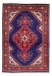 Bordered  Traditional Purple Area rug 3x5 Persian Hand-knotted 382220