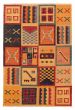 Flat-weaves & Kilims  Transitional Orange Area rug 5x8 Turkish Flat-Weave 383992