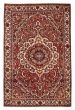 Bordered  Traditional Red Area rug 6x9 Persian Hand-knotted 385140