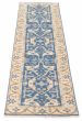 Indian Royal Oushak 2'6" x 9'8" Hand-knotted Wool Rug 