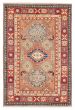 Bordered  Transitional Brown Area rug 3x5 Afghan Hand-knotted 392734