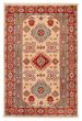 Bordered  Transitional Ivory Area rug 3x5 Afghan Hand-knotted 392774