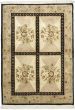 Transitional Ivory Area rug 3x5 Nepal Hand-knotted 54346