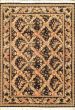 Floral Black Area rug 5x8 Pakistani Hand-knotted 18375