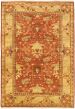 Traditional Orange Area rug 5x8 Indian Hand-knotted 43925