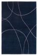 Modern Blue Area rug 3x5 Nepal Hand-knotted 374708