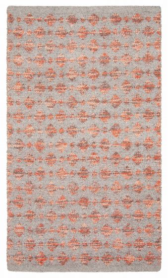 Braided  Transitional Grey Area rug 5x8 Indian Braid weave 394133