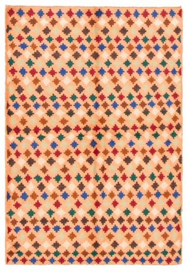 Bohemian  Tribal Pink Area rug 3x5 Afghan Hand-knotted 353927