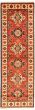Bordered  Traditional Brown Runner rug 10-ft-runner Afghan Hand-knotted 347224