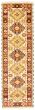 Bordered Traditional Ivory Runner rug 10-ft-runner Indian Hand-knotted 347338