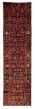 Bordered  Traditional Blue Runner rug 13-ft-runner Persian Hand-knotted 352586