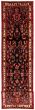 Bordered  Traditional Black Runner rug 16-ft-runner Persian Hand-knotted 364576