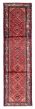 Bordered  Traditional Red Runner rug 10-ft-runner Persian Hand-knotted 380285