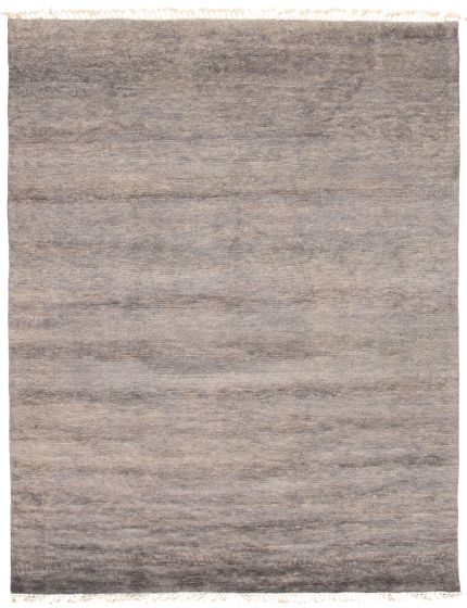 Gabbeh  Tribal Grey Area rug 8x10 Pakistani Hand-knotted 339460