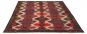 Bordered  Geometric Ivory Area rug 5x8 Turkish Flat-Weave 316264