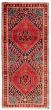 Bordered  Traditional Blue Runner rug 10-ft-runner Turkish Hand-knotted 370683