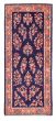 Bordered  Traditional Blue Runner rug 6-ft-runner Persian Hand-knotted 385640