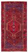 Bordered  Tribal Red Area rug 4x6 Turkish Hand-knotted 389608
