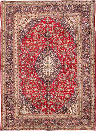 Traditional Red Area rug 9x12 Persian Hand-knotted 222906