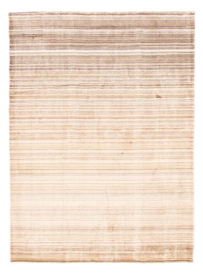 Gabbeh  Transitional Ivory Area rug 5x8 Indian Hand Loomed 350605