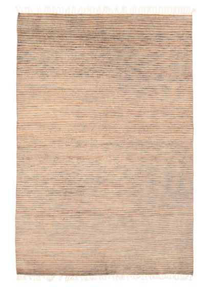 Gabbeh  Tribal Brown Area rug 5x8 Pakistani Hand-knotted 368474