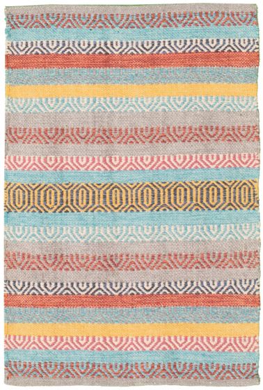 Flat-weaves & Kilims  Transitional Multi Area rug 2x3 Turkish Flat-weave 339313