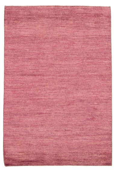 Gabbeh  Tribal Purple Area rug 3x5 Pakistani Hand-knotted 339913