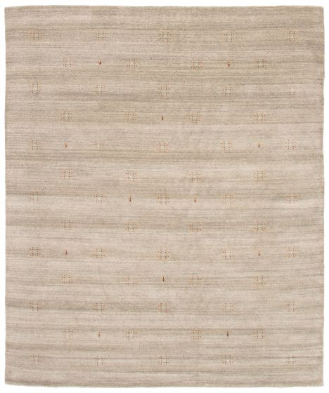 Gabbeh  Tribal Grey Area rug 6x9 Indian Hand Loomed 370747