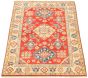 Bordered  Traditional Brown Area rug 4x6 Afghan Hand-knotted 305700