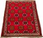 Afghan Akhjah 3'3" x 5'2" Hand-knotted Wool Rug 