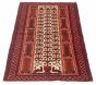Afghan Royal Baluch 3'2" x 6'1" Hand-knotted Wool Rug 